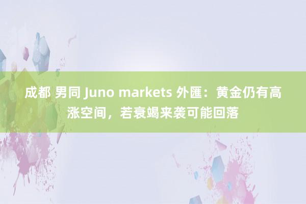 成都 男同 Juno markets 外匯：黄金仍有高涨空间，若衰竭来袭可能回落