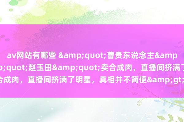 av网站有哪些 &quot;曹贵东说念主&quot;涉卖假包，&quot;赵玉田&quot;卖合成肉，直播间挤满了明星，真相并不简便&gt;&gt;